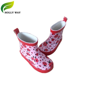 Beetle Kids Printing Rain Rubber Boots for Children